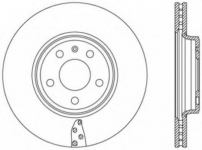 OPEN PARTS bdr248520 -  Тормозной диск